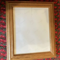 Wood Picture Frames with Glass - hang or easel 