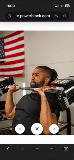 PowerBlock Elite EXP Straight Bar