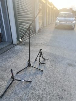 Stage Mic Stand w/ Two guitar stands