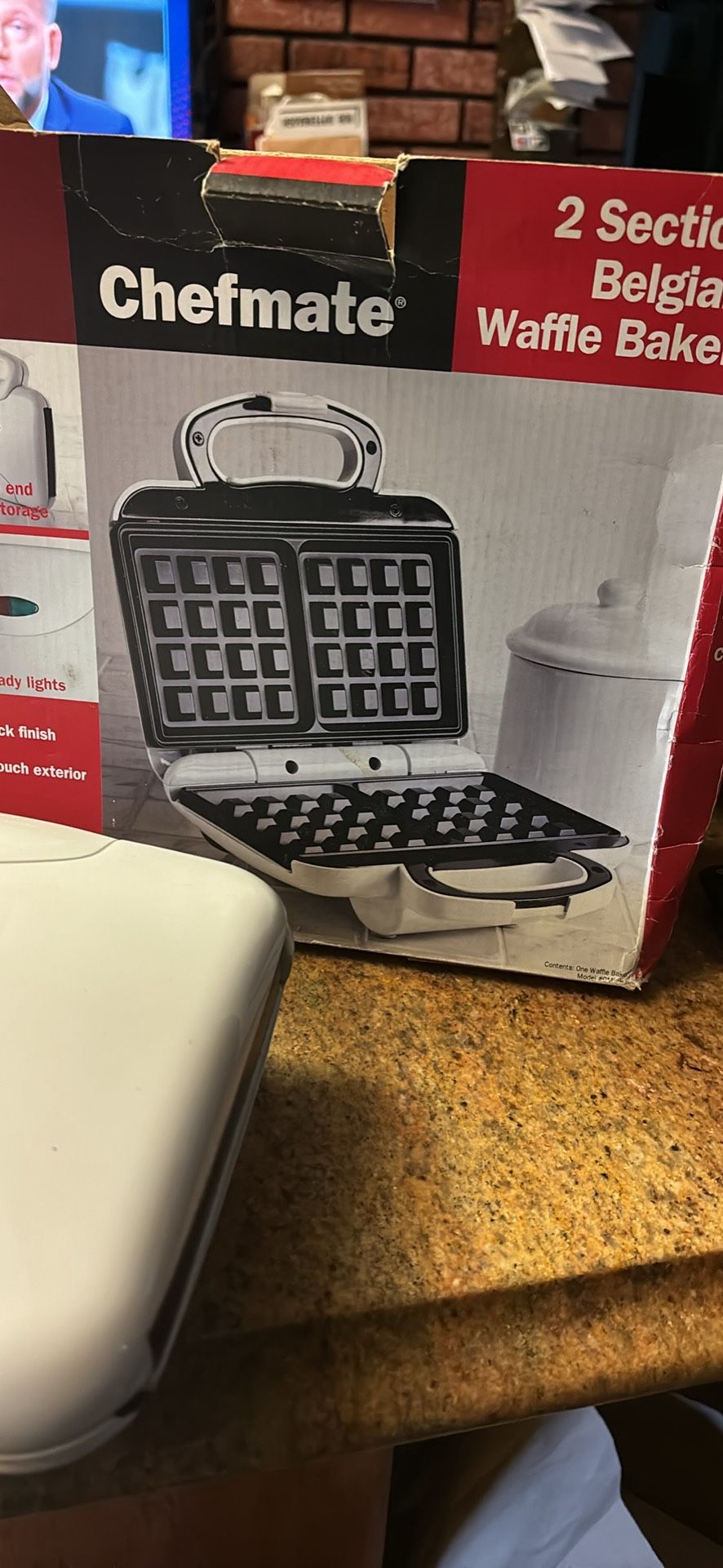 Waffle Maker. New. Holly Area
