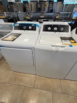 Ge commercial top load washer and gas dryer