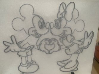 Mickey and Minnie Canvas