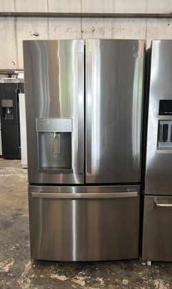 GE 3-Door Stainless Steel Fridge
