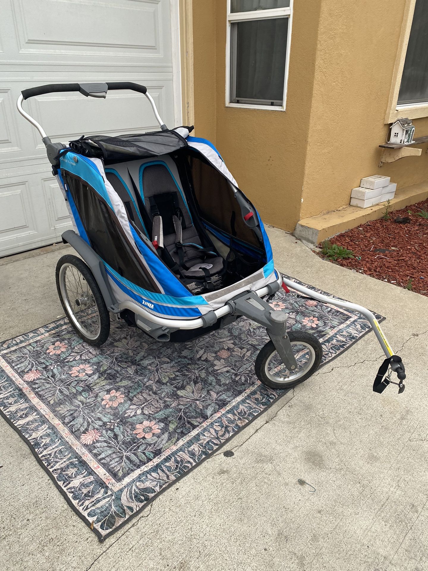 Thule Chariot Chinook Double Stroller/bike Trailer