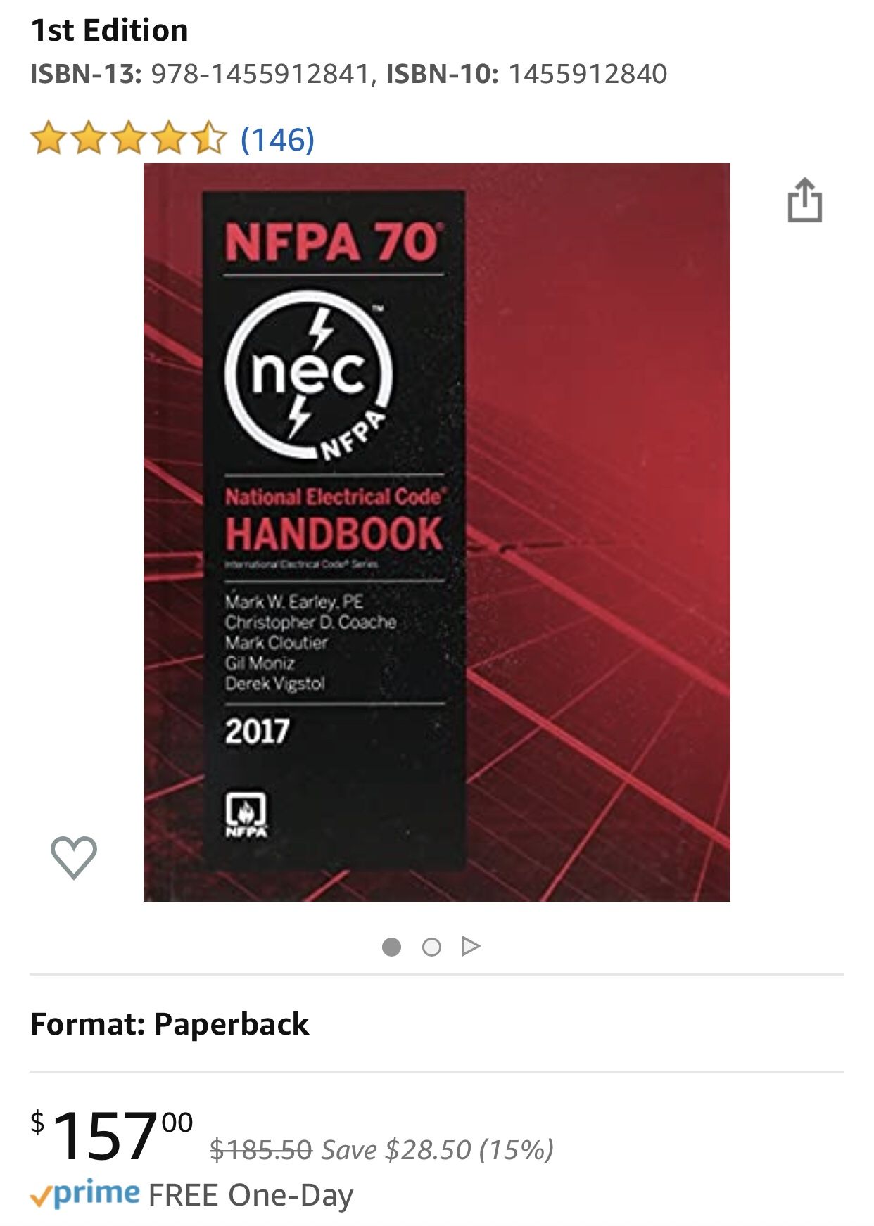 National Electrical Code 2017 Handbook (International Electrical Code)