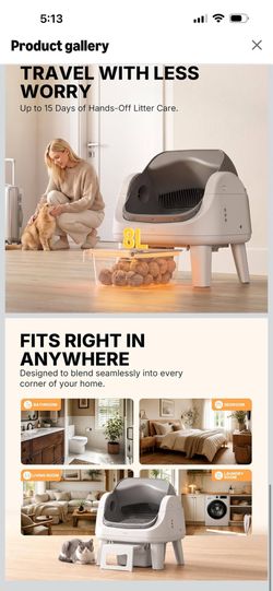 Cleaning cat litter box