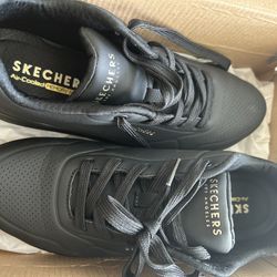 Skechers Street Uno Stand On Air Women’s Size 10 Black - Like New