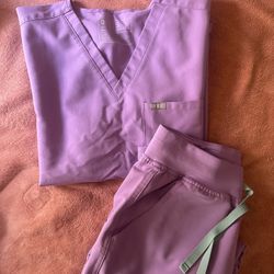 Lilac Figs Scrub Set
