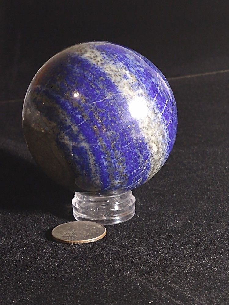 Large Natural Lapis Lazuli Polished Sphere