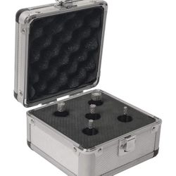 Vacuum brazed Diamond Dry Drilling bits Core bits Set with 5/8-11 for Porcelain Tile Granite Marble Stone Masonry Black（5/6/8/10/14 mm）