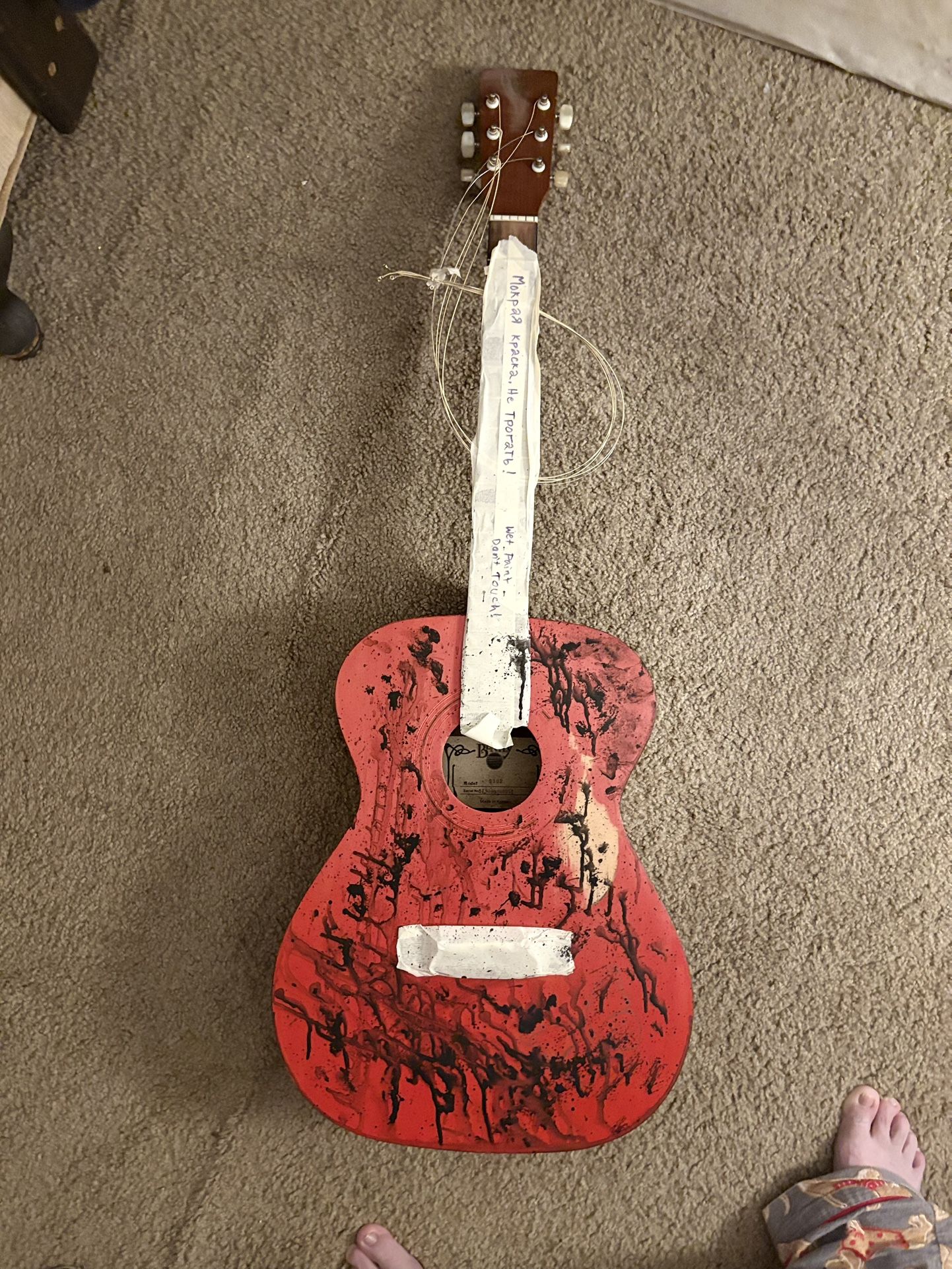 Bentley Classical Guitar-painted