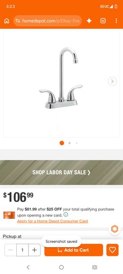 Elkay kitchen faucet