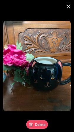 2-New- Cat Mugs World Market