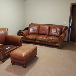 Beautiful Real Leather Couches