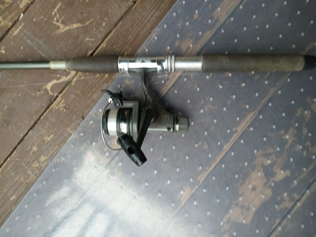 Shimano Ax 2 Reel , This Rod N Reel Will. Restring For Spring N Not Sell!