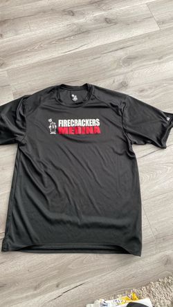 Firecrackers shirt, size large
