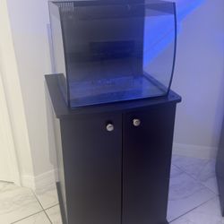 15 gallons salt water or fresh water tank  with stand