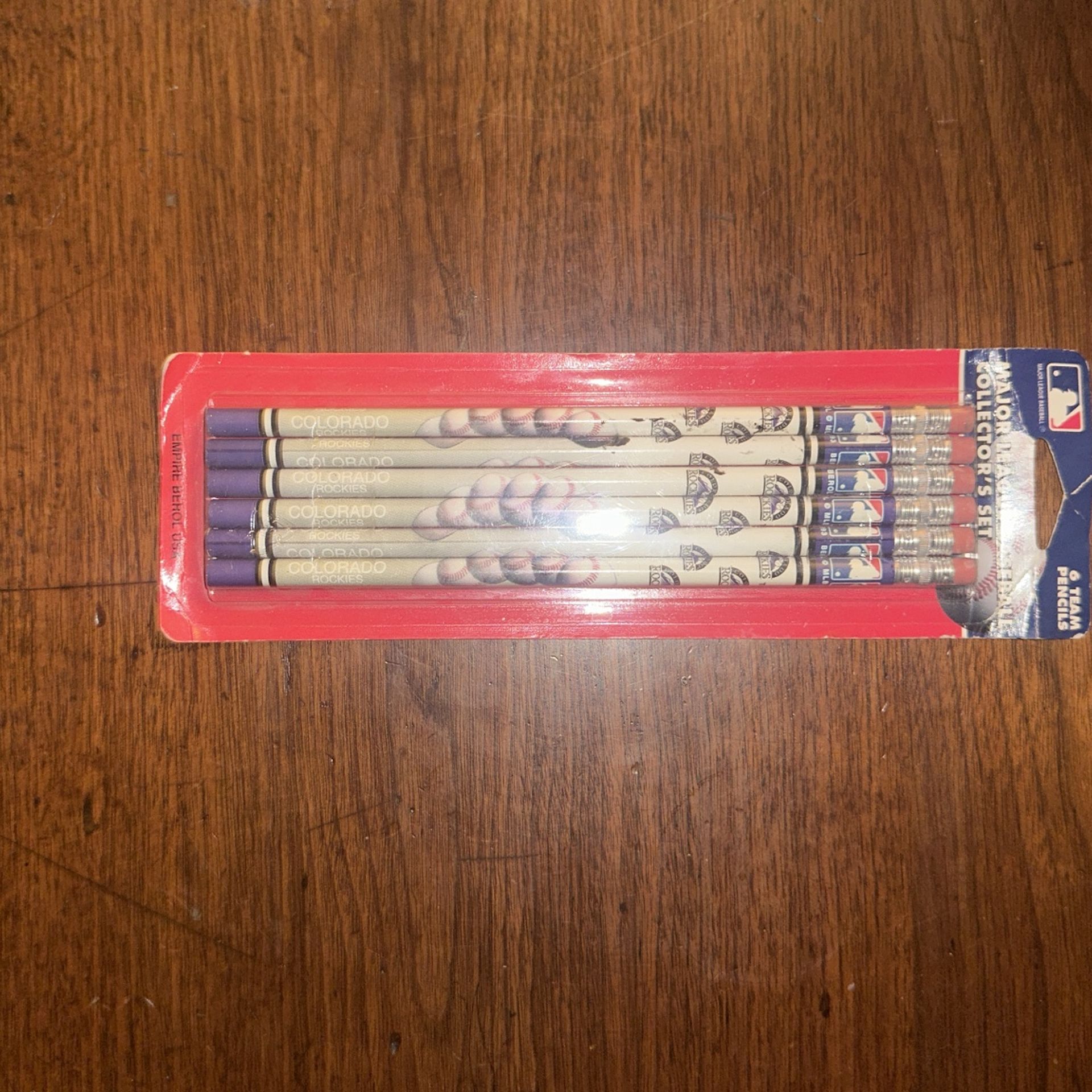 Baseball Rockies Pencils 