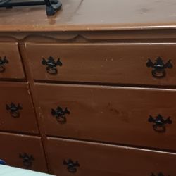 Wooden Dresser Vintage 