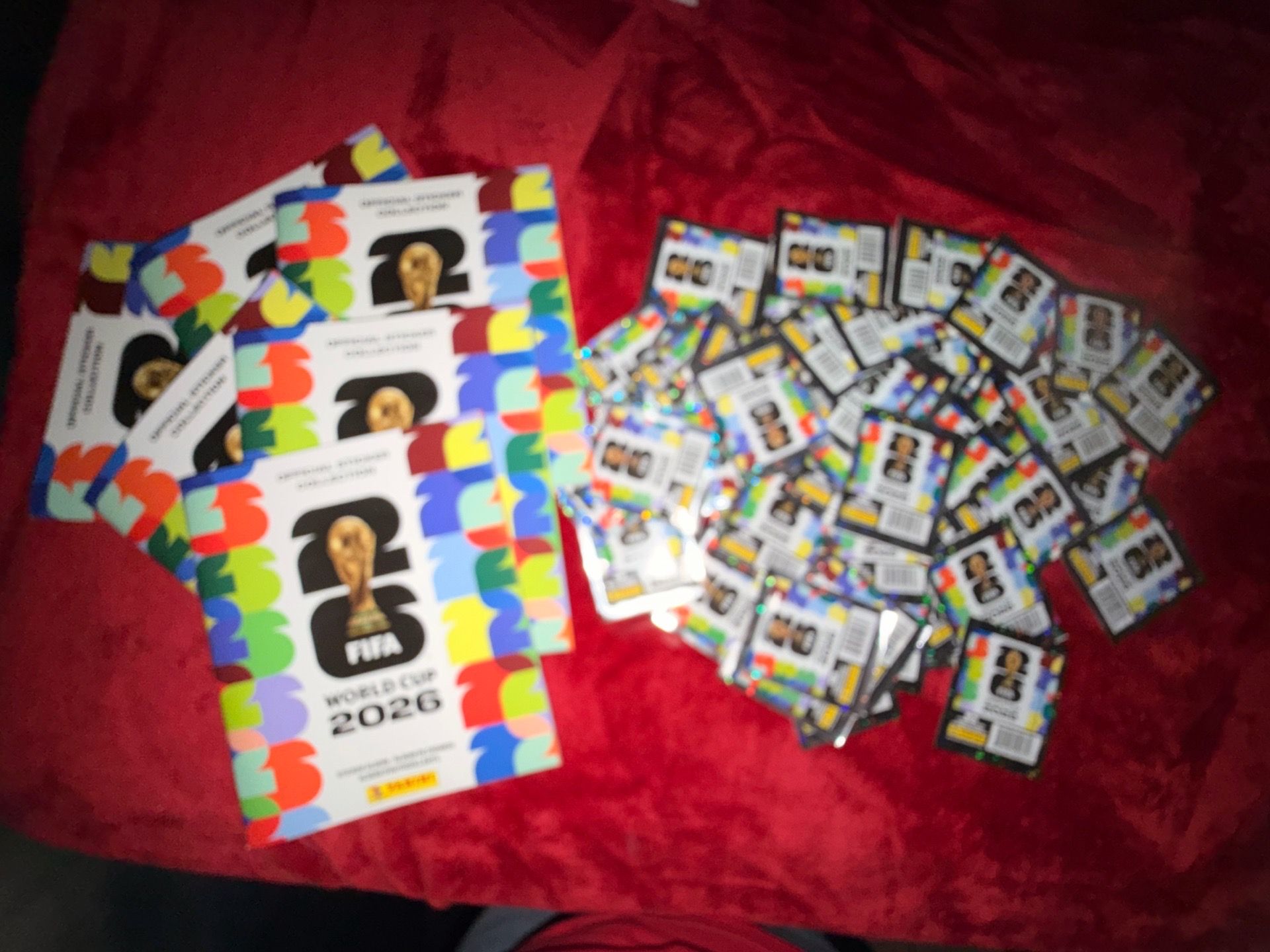 Panini 20 sticker packs and book