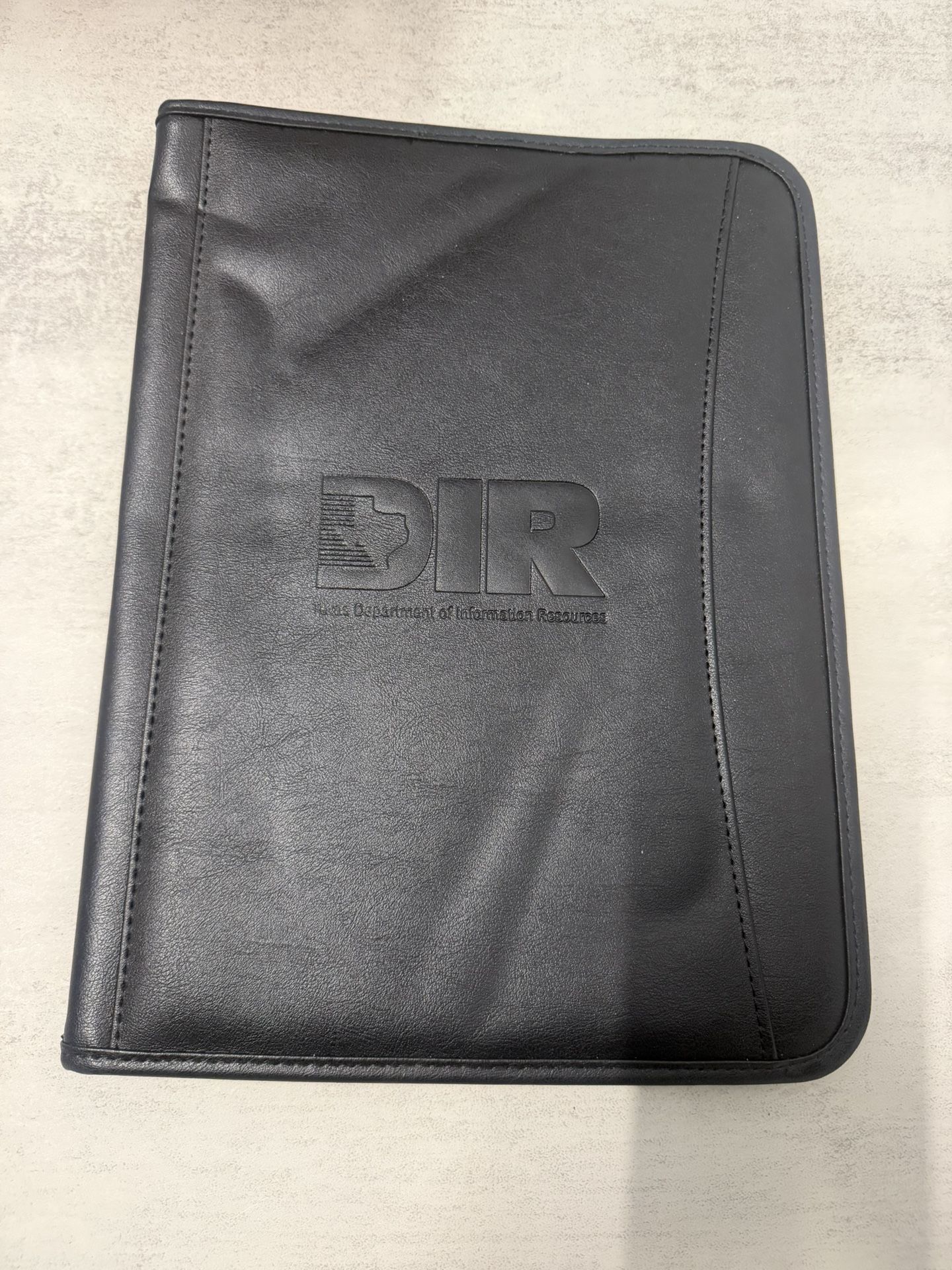 DIR Texas Padfolio Binder w/ Notepad