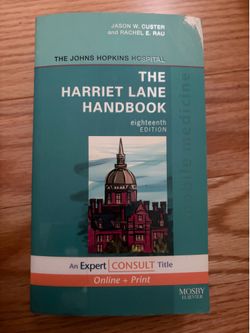 The Harriet Lane Handbook - The Johns Hopkins Hospital - 18th Edition