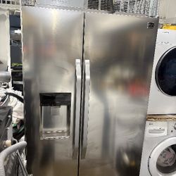 42" W LG Studio Built In Side By Side Stainless Steel 