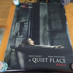A Quiet Place original movie poster