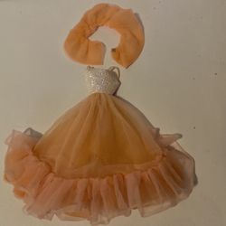 Barbie Doll Vintage 1984 Peaches’N’Dreams Dress and Boa