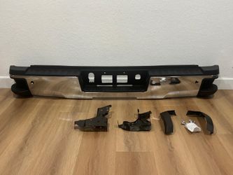 Rear Bumper Assembly Fits For 2014-2018 Chevy Silverado GMC Sierra 1500 Pickup Complete Kits w/o Rear Sensor Hole GM1103176