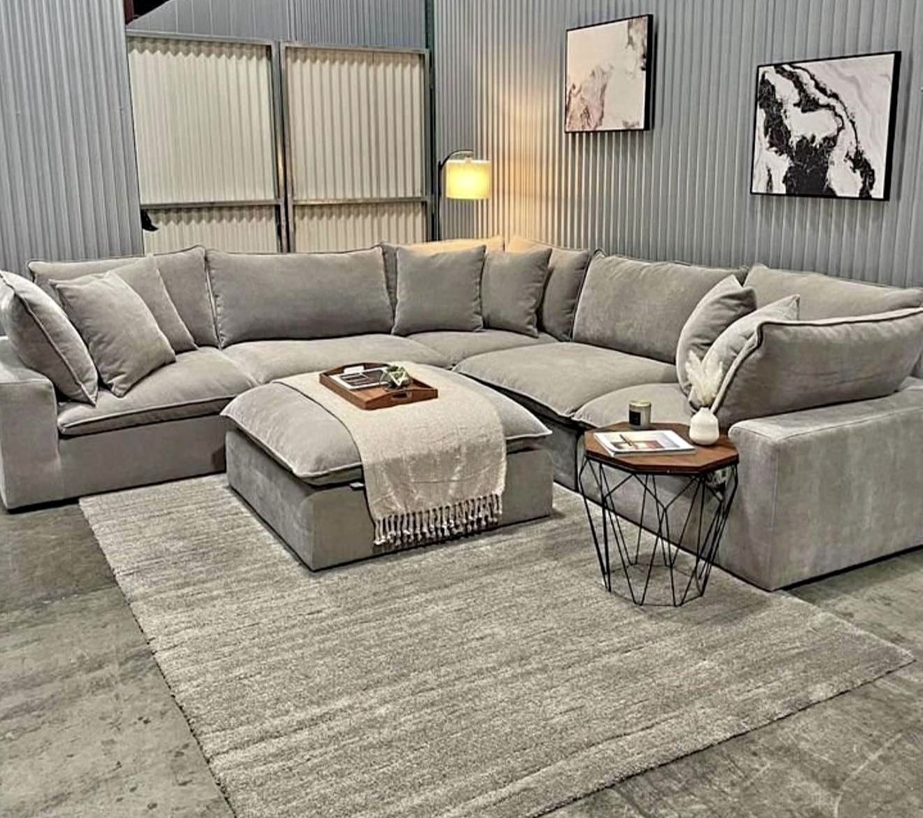 ✨ Sereen 6-Piece Modular Sectional – Taupe | NEW ✨