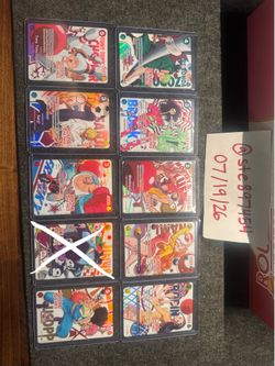 ONE PIECE CARD GAME - ROUND1 Promotion Pack - Master Set (ALL but Jinbe)