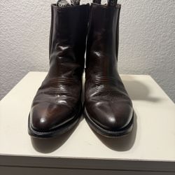 Burgundy Dress Boots