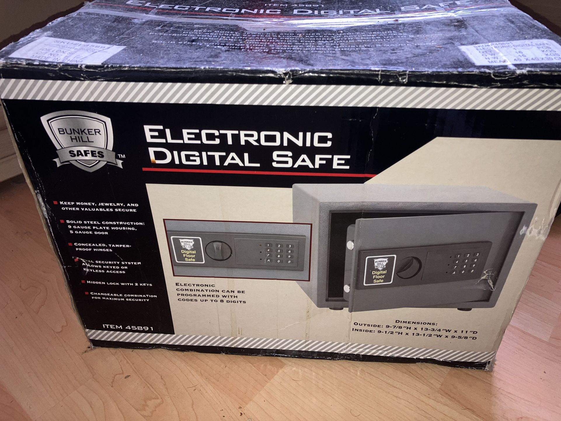 Sealed New Bunker Hill Electronic Safe