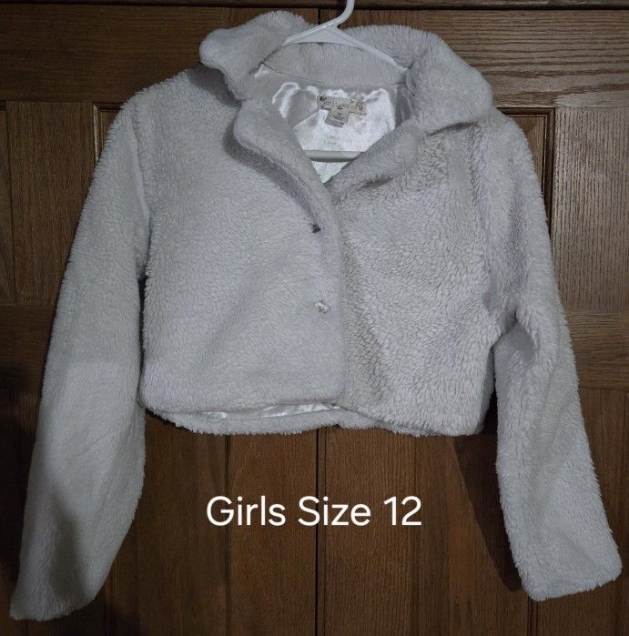 Girls Size 12 Dress Cardigan