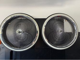 Lowrider bike wheels 26x3 144 spoke