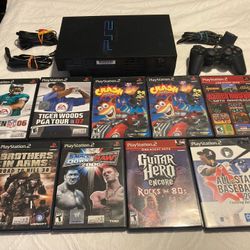 Ps2 Bundle With 9 Games 4 Controllers Tested 