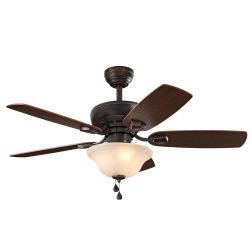 Harbor Breeze, Sage Cove 44-in Bronze Indoor Ceiling Fan #747608