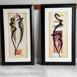 Print of Abstract Painting by Alfred Gockel.