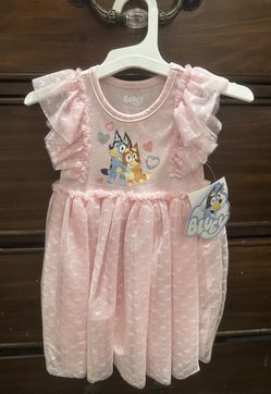 Girls Bluey Dress Sz 12 Months New $10 