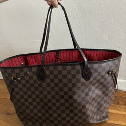 Louis Vuitton neverfull damier tote