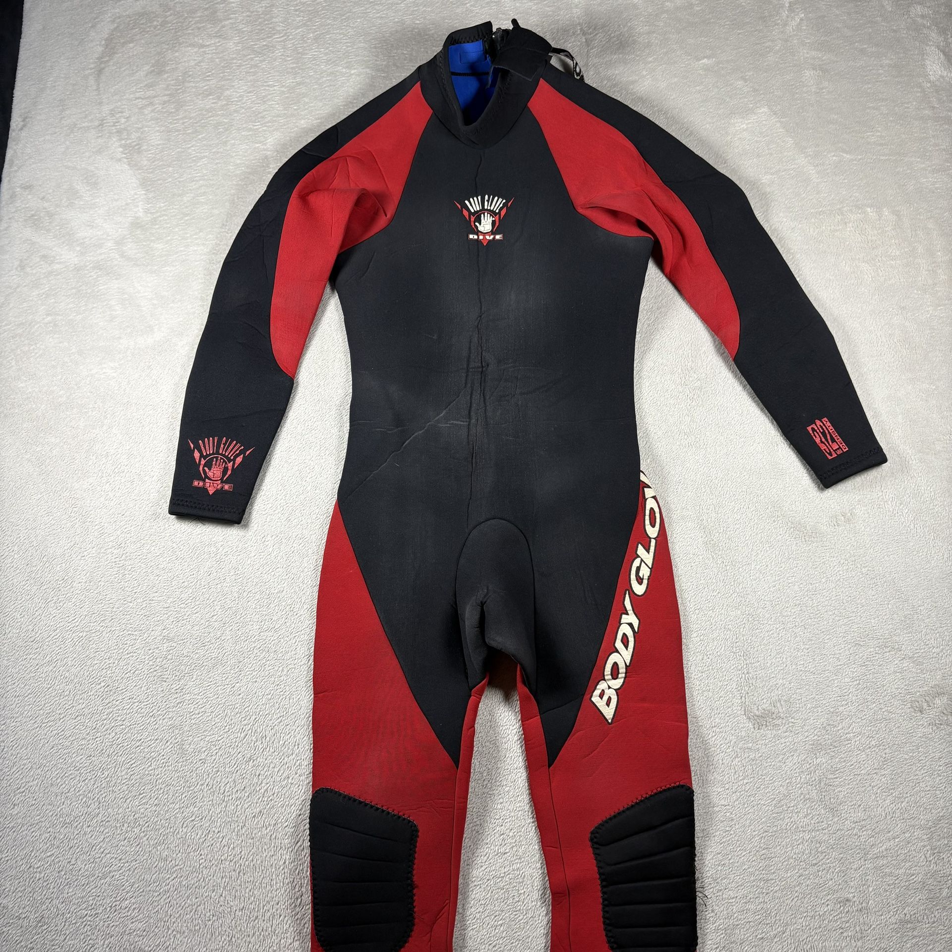 Body Glove Mens Wetsuit Scuba Diving Men’s Size Xs Black Red 3/2mm