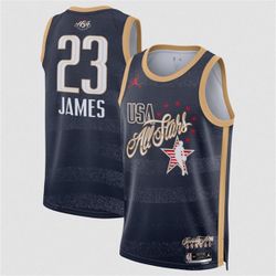 Jordan LeBron James #23 USA All-Stars 75th Anniversary Jersey size L,XL,XXL