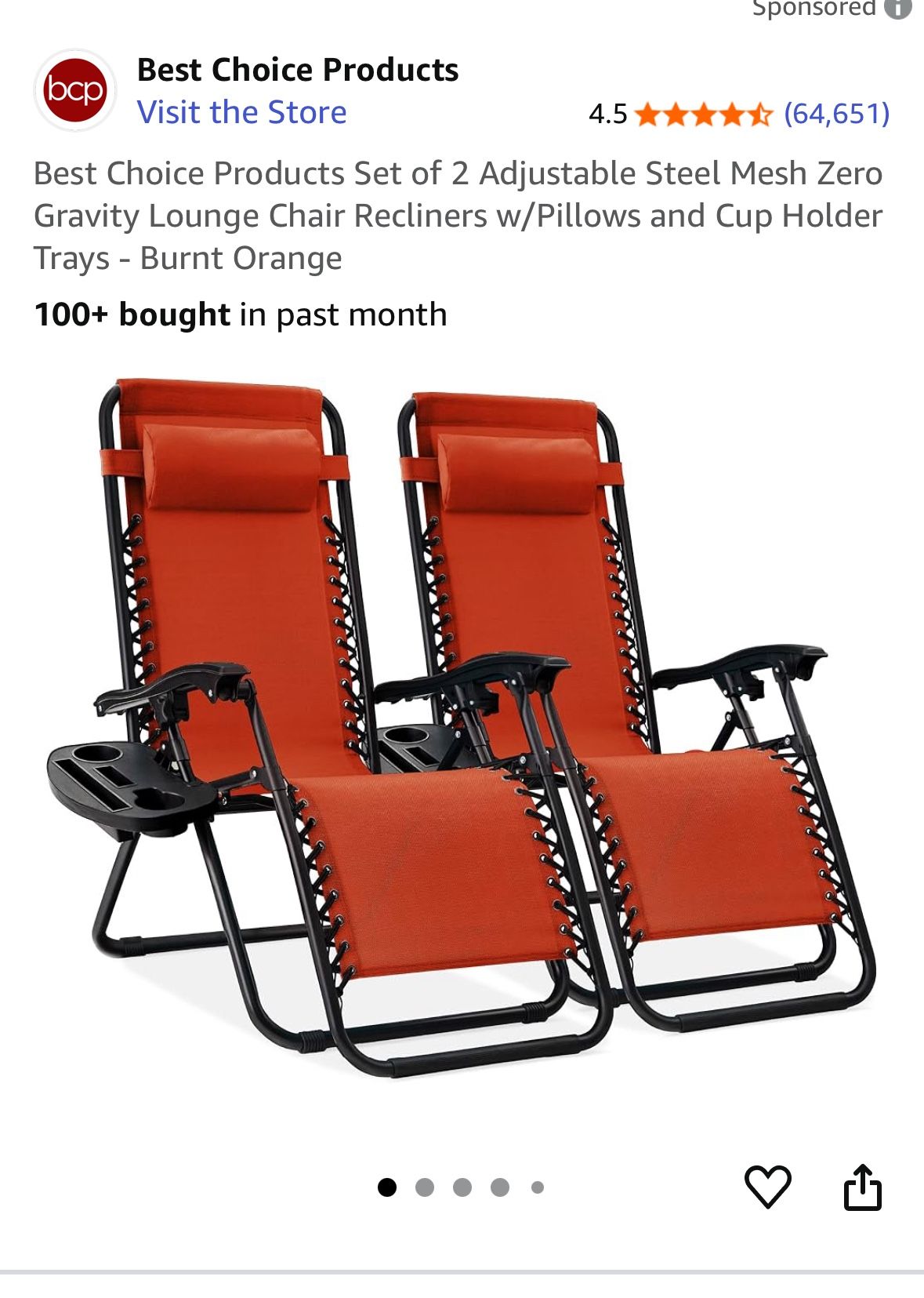 Two Red Gravity Chairs