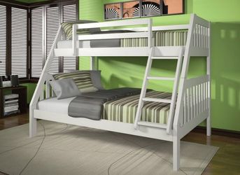 NEW BUNK BED TWIN OVER FULL WITH NEW MATTRESS INCLUDED ALL NEW
