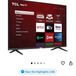 TCL 55" Class 4K UHD HDR Smart Roku TV