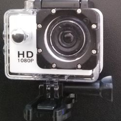 1080 HD White Sports Action Camera