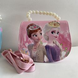 Frozen Elsa and Anna cross body bag purse