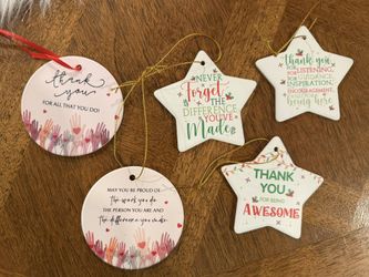 Ornaments, Gift Pouches And Boxes