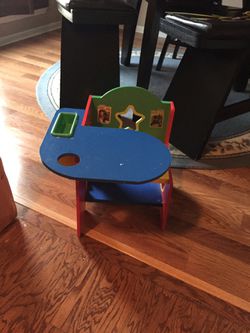 Childrens desk and chair